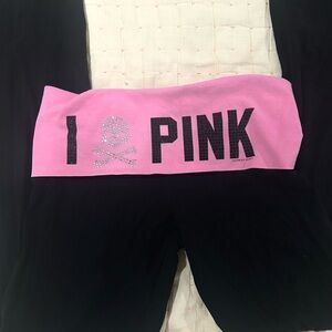 PINK Victoria's Secret Leggings with Pink Waistband